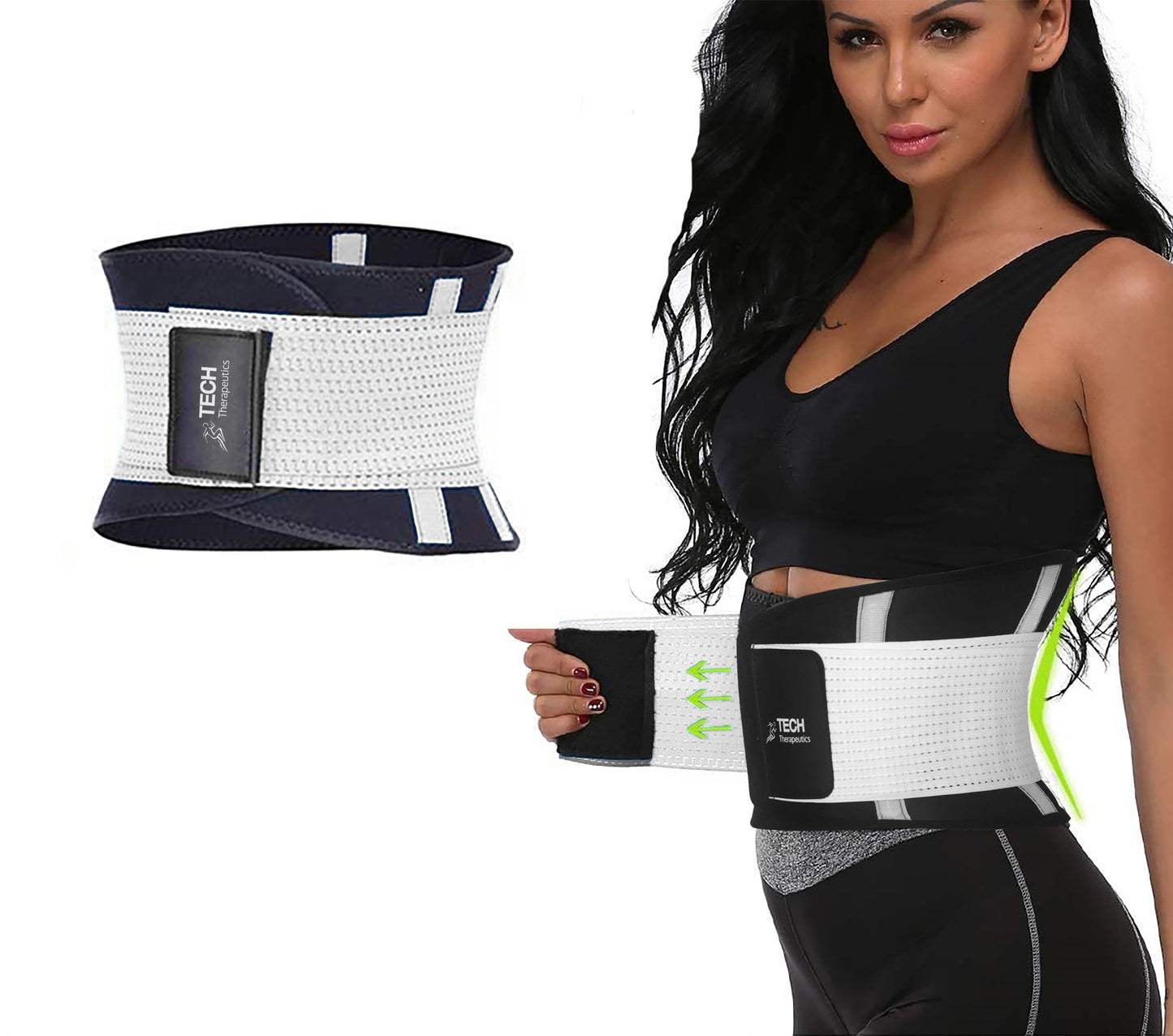 Back Lumbar Support Belt Brace, back pain, lumbar pain product pain relieve Tech Therapeutics. Magnet Therapy solution. Back Support. Relieve back muscle tension.