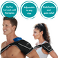 Shoulder Brace [Right and Left] with Cold Hot Gel - Sports Adjustable Shoulder Support and Pain Relief Tech Therapeutics