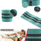 Elastic Fitness Bands Kit. Resistance Bands. Complete Home Gym Kit with 4 Loop Bands, 2 Cloth Resistance Bands Tech Therapeutics