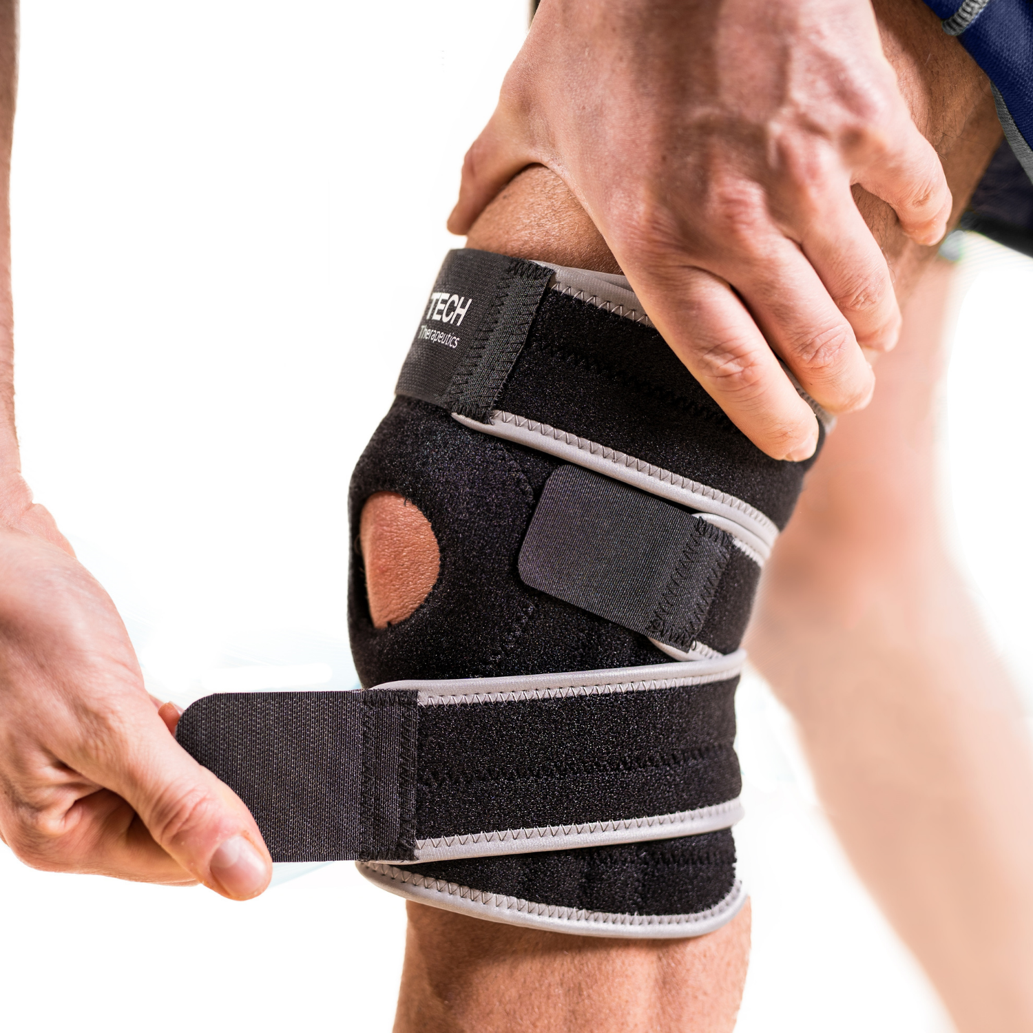 Orthopaedic and Sports Knee Support Brace Adjustable Tech Therapeutics –  Techtherapeutics